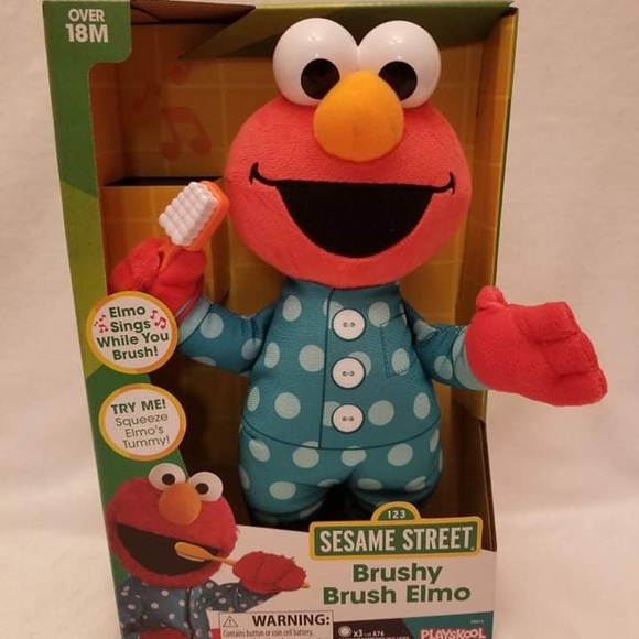 Sesame Street Brushy Brush Elmo - Picture 6 of 12